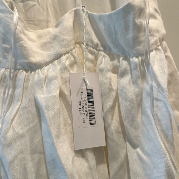 Reformation Percy Linen Dress Size 0 - Picture 5 of 8